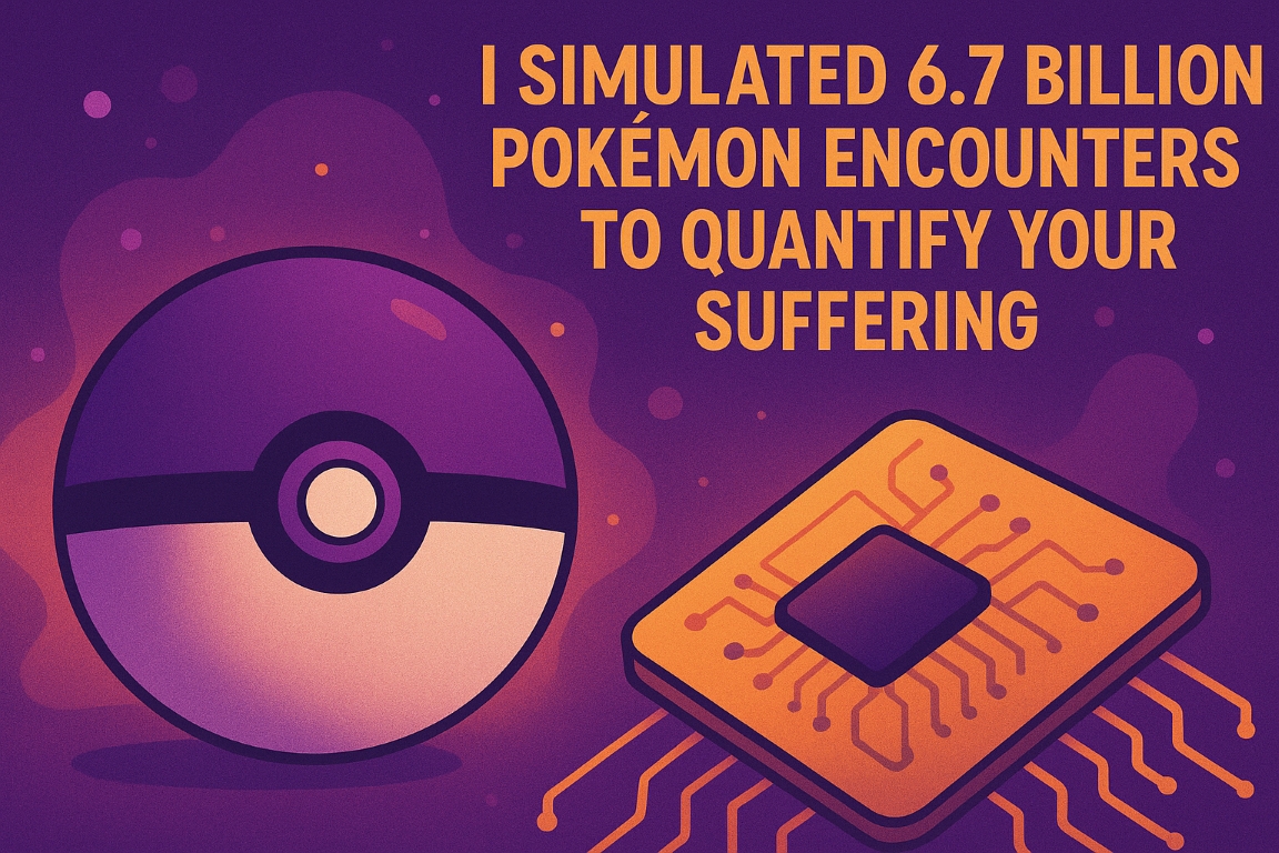 I Simulated 6.7 Billion Pokémon Encounters to Quantify Your Suffering